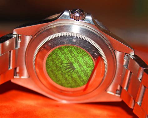 rolex hologram on watch|Rolex watch authentication.